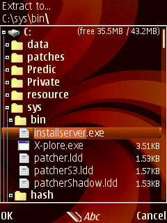Installserver.exe di Sys Bin